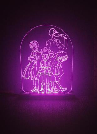 Нічник світильник аніме хантер хантер hunterxhunter anime