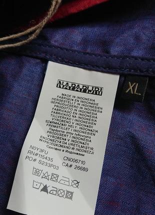 Брендова фірмова лляна куртка napapijri,оригінал,нова з бірками,розмір l-xl,100% льон.9 фото