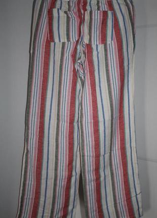 Широкие летние штаны из смесового льна old navy3 фото