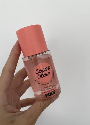 Міст/спрей для тіла victoria's secret pink coco&glow