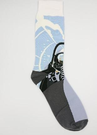 Ну, що полетіли ? ✈чоловічі, високі шкарпетки з принтом, малюнком самольота.2 фото