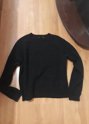 Черный свитер альпака3 фото