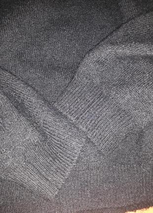 Черный свитер альпака4 фото