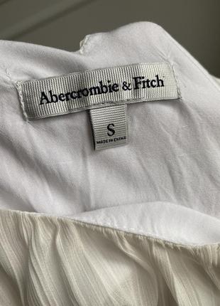 Белое воздушное летнее платье abercrombie & fitch / сукня (zara, h&m, cos, bershka)6 фото