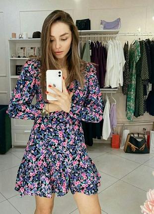 Платье короткое zara 2