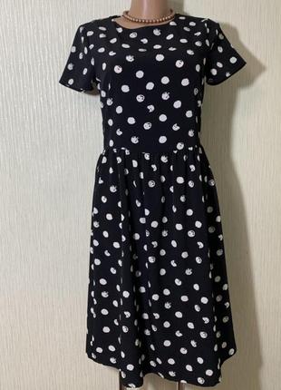 River island платье в горох