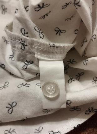 Блуза блузка в бантиках4 фото