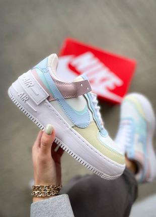 Кроссовки женские nike air force 1 shadow pastel  найк