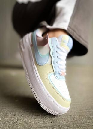 Кроссовки женские nike air force 1 shadow pastel  найк10 фото