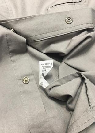 Треккинговая брендовая серая мужская рубашка george10 фото