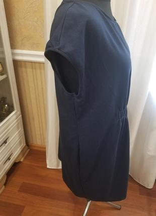 Чудова трикотажна (під джинс) сукня-сарафан2 фото