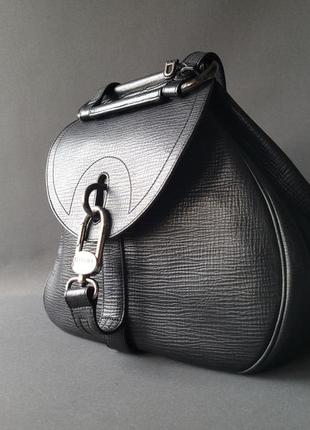 Delvaux cerceau vintage bag кожаная сумка3 фото