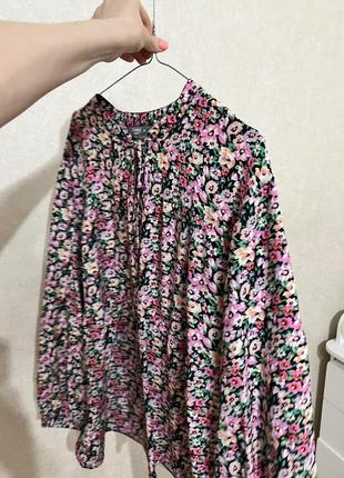 Цветочная блузка6 фото