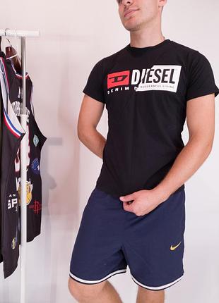 Diesel футболка t-diego black nike stone island