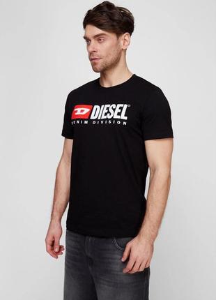 Diesel футболка t-diego black nike stone island4 фото