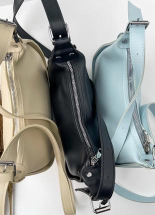 Сумка блакитна класична 7