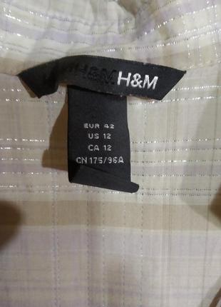 Платье-рубашка с люрексом, h&m2 фото