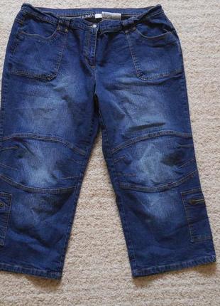 Бріджі-батал джинсові 52євро розмір mia linea1 фото