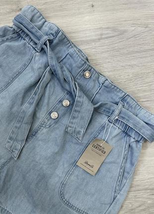 Джинсовые шорты denim bershka 4