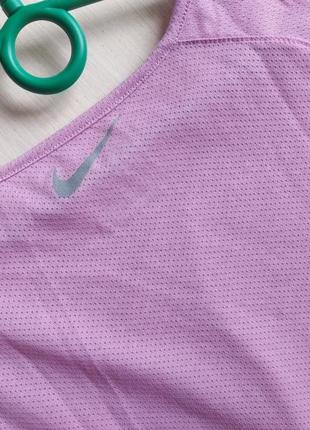 Дитяча футболка топ з короткими рукавами nike kids purple dri fit city6 фото