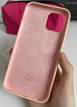 Чохол силіконовий iphone 12 pro max персиковий4 фото