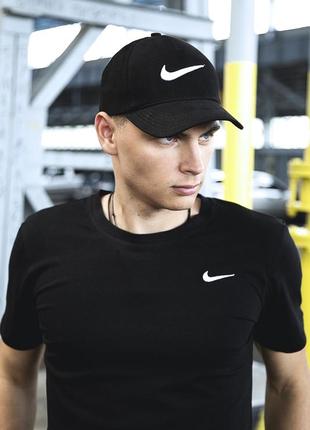 Чоловіча кепка чорна nike / мужская кепка чёрная