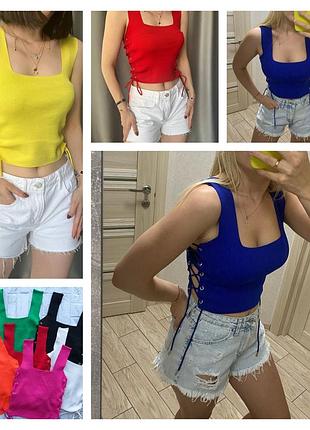 Жіночий топ на зав'язках / женский топ