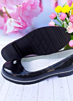 Туфлі р-р 36-24 см чорні фірма tom.m2 фото