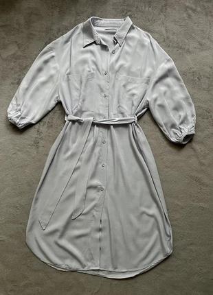Платье рубашка длины миди, house brand