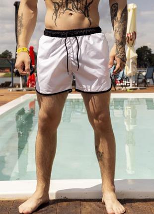 Чоловічі білі шорти , пляжні / для купання / мужские шорты