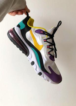 Nike react 270 multicolor 1 женские кроссовки найк6 фото