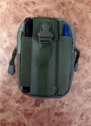 Тактическая универсальная (поясная) сумка - подсумок  с системой m.o.l.l.i*