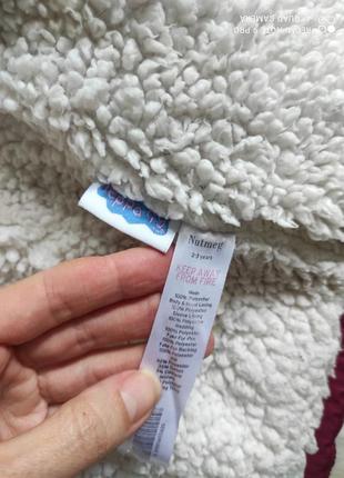 Парку,куртка, дівчинка, nutmeg, 2-3 роки, осінь/зима, бордова, хутро всередині9 фото