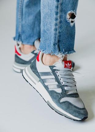 Женские кроссовки adidas zx 500 grey 37-38