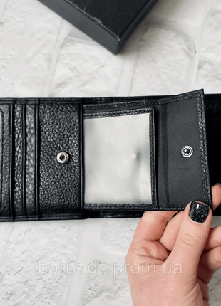 Кошелек мужской портмоне moro код 539 кожаное черное гаманець чоловічий шкіряне портмоне