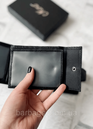 Кошелек мужской портмоне moro код 539 кожаное черное гаманець чоловічий шкіряне портмоне