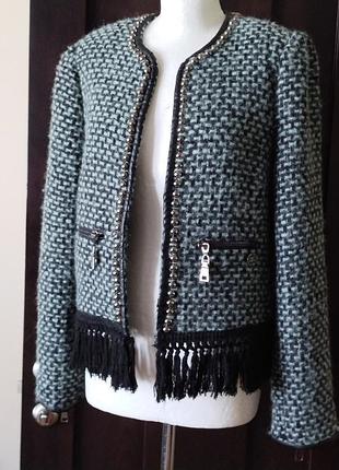 Очень стильный красивый пиджак р xl ц 1'500 гр👜👍💔