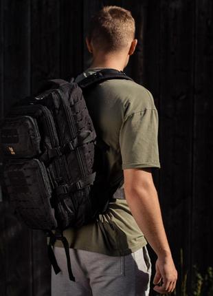 🔥тактичний рюкзак combat black (45л)5 фото