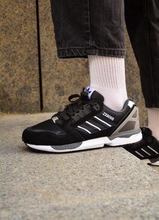 Чоловічі кросівки adidas zx 8000 black grey 41-42-44-45