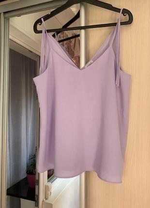 Топ блуза майка лаванда м л 12