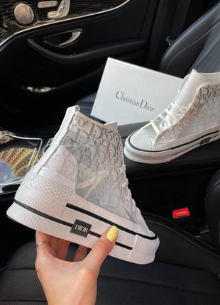 Кроссовки женские converse × dior white silver конверс6 фото