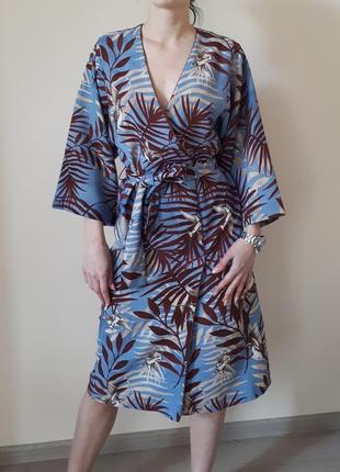 Платье в стиле кимоно mango6 фото