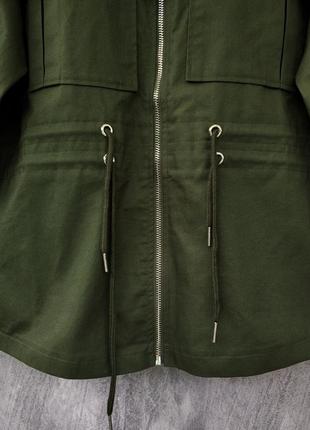 Жіноча коттоновая куртка,вітровка,піджак,вітрівка,куртка жіноча (орієнтовно до 54р.),див виміри5 фото