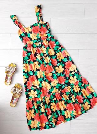 Плаття максі сарафан сукня в квіти new look платье в пол1 фото