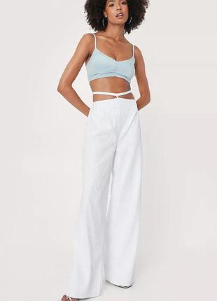 Нові штани брюки палаццо nasty gal штаны широкие