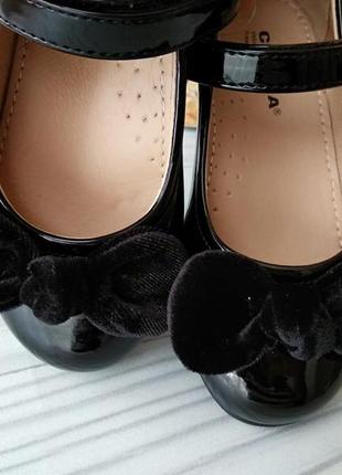 Туфлі чорні лаковані шкіряні фірми казка р-р26-17 см3 фото