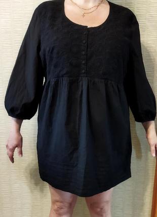 Сукня туніка 100% котон оверсайз deluca данія