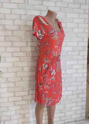 Фірмове joe browns плаття міді зі 100% віскози в барвистий квітковий принт, розмір л-ка3 фото