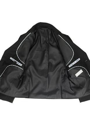Пиджак школьный черный 717116003 школьная форма4 фото