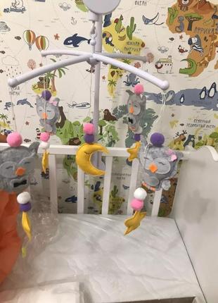 Музыкальный мобиль детский, мобиль, колыбель детская,мобиль на кроватку